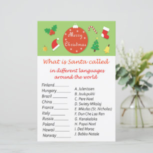 Christmas decor christmas around the world game