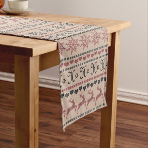 Christmas decor long table runner