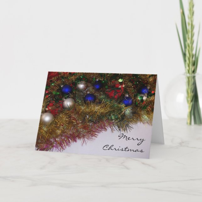 Christmas decoration Card (Front)
