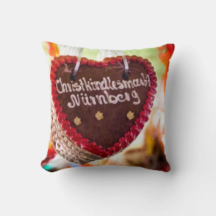 Christmas decoration from Bavaria, Germany Throw Pillow