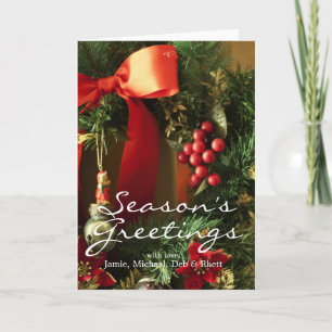 Christmas decoration holiday card