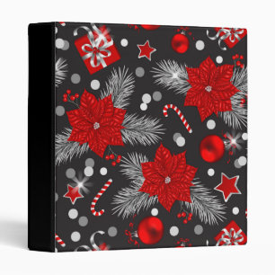 Christmas decoration pattern design binder