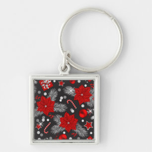 Christmas decoration pattern design keychain