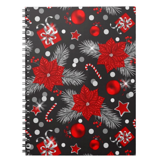 Christmas decoration pattern design notebook (Front)