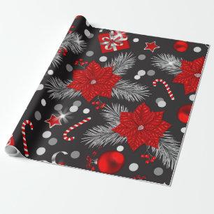 Christmas decoration pattern design wrapping paper