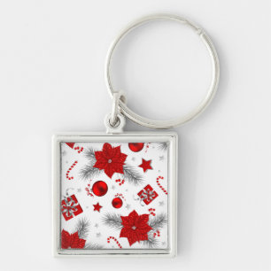 Christmas decoration pattern keychain