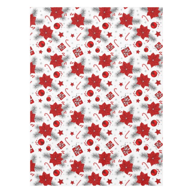 Christmas decoration pattern tablecloth (Front)