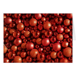 Christmas Decoration Red Baubles