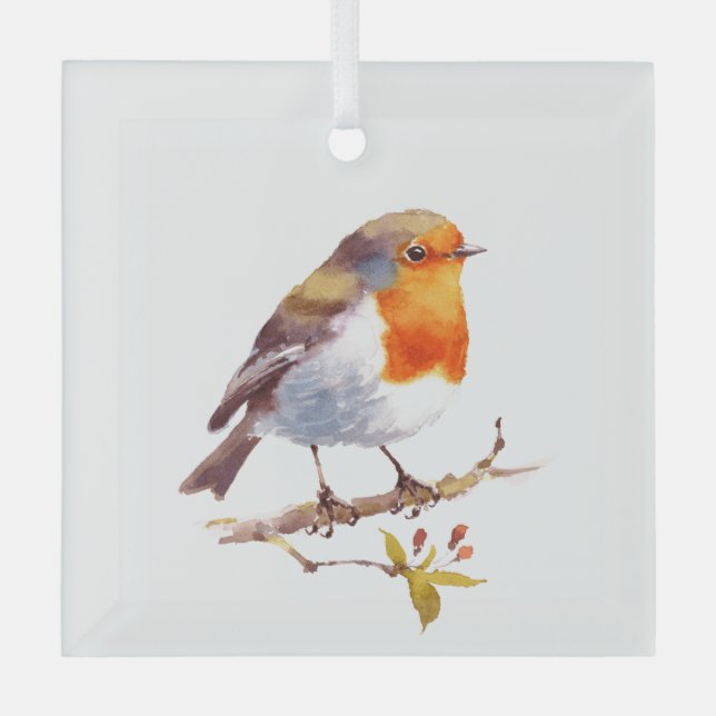 Christmas Decoration - Robin Red Chest (Front)