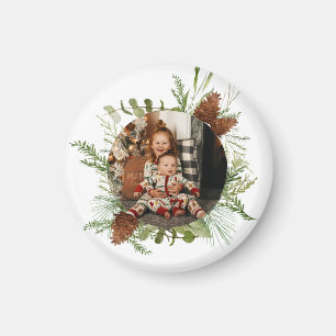 Christmas decoration with your photo personalized magnet