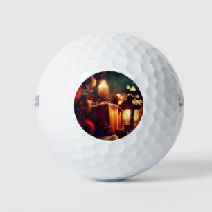 Christmas Decorations (4) Golf Balls