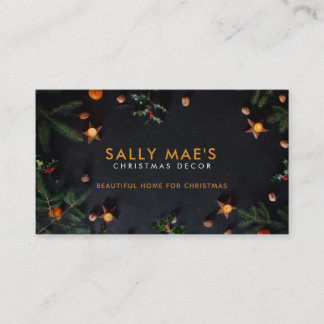 Christmas Decorations Business Cards
