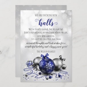 Christmas Decorations Decking The New Halls Moving Holiday Card