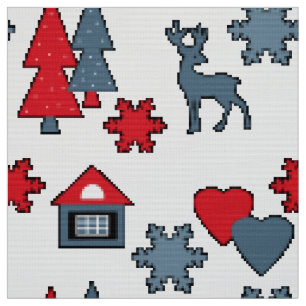 Christmas decorations fabric