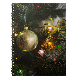 Christmas decorations: festive tree ornamentation notebook