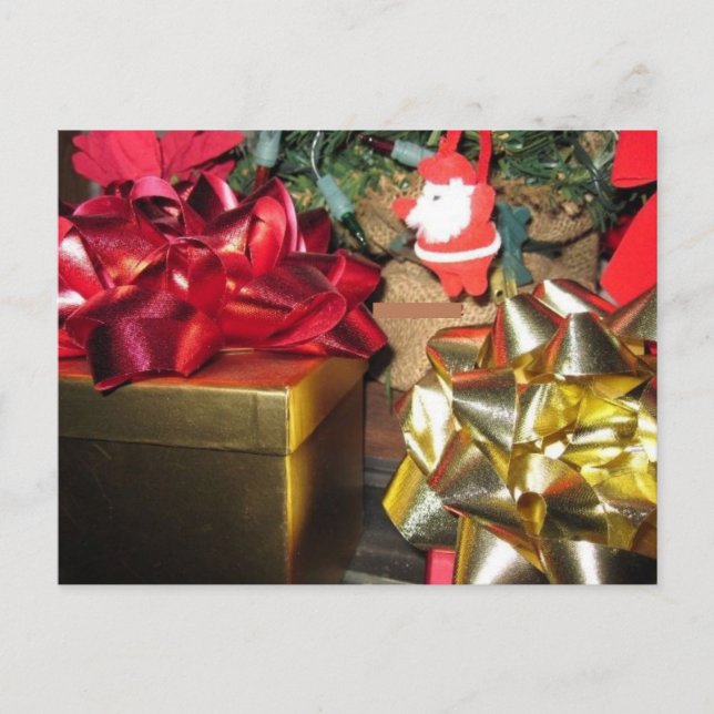 Christmas Decorations Holiday Postcard (Front)