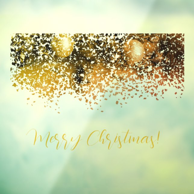 Christmas decorations in points window cling (Sheet 3)