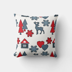 Christmas decorations throw pillow