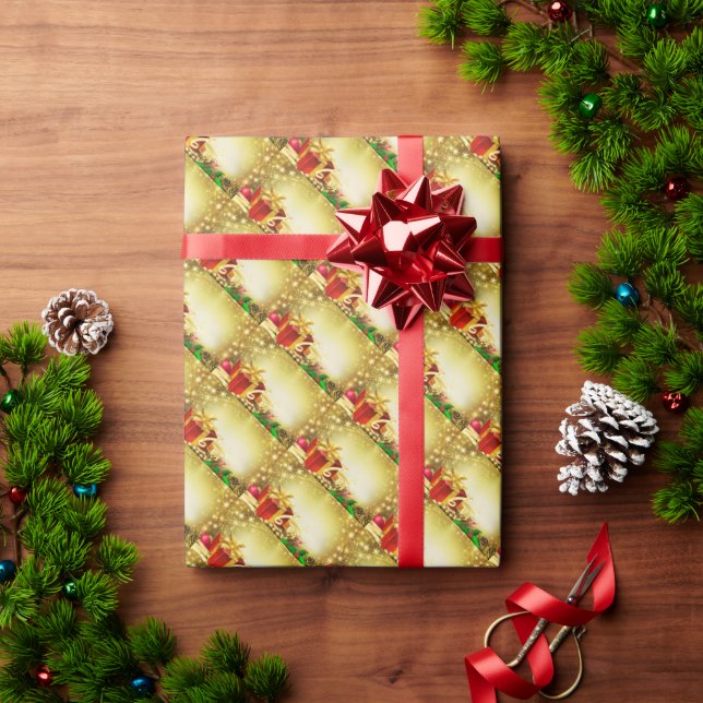 Christmas Decorations  Wrapping Paper (Holiday Gift)