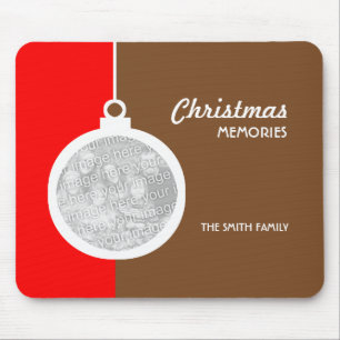 Christmas Decorative Ball Mouse Pad