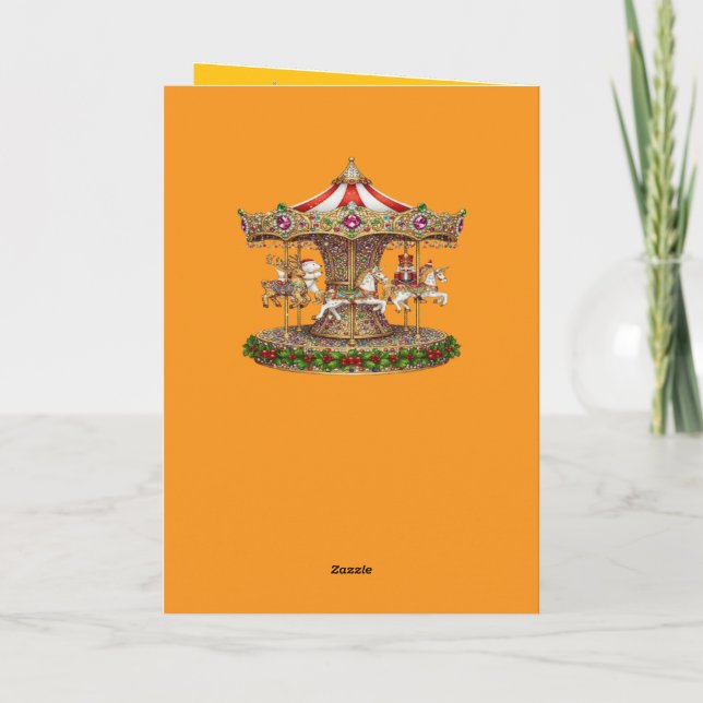 Christmas Decorative Card (Back)