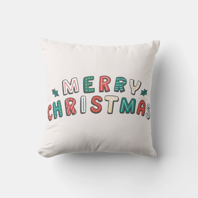 Christmas Decorative Cushion for Holiday Home (Front)