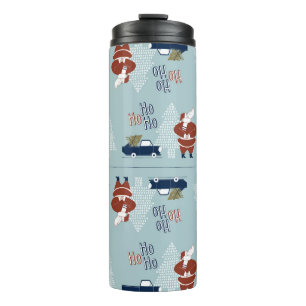 Christmas Decorative Elements Seamless Vintage Thermal Tumbler