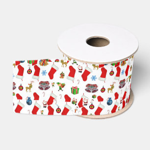 Christmas Decorative Ribbon Grosgrain Ribbon