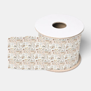 Christmas Decorative Ribbon Grosgrain Ribbon