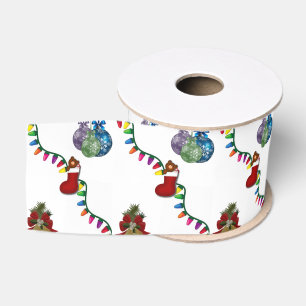 Christmas Decorative Ribbon Grosgrain Ribbon