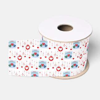 Christmas Decorative Ribbon, Merry Christmas Grosgrain Ribbon