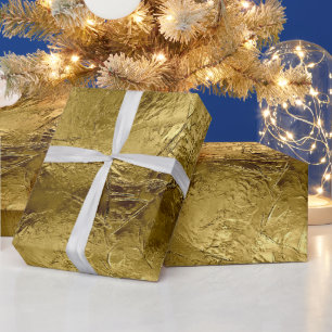 Christmas deep gold texture solid luxury dark wrapping paper