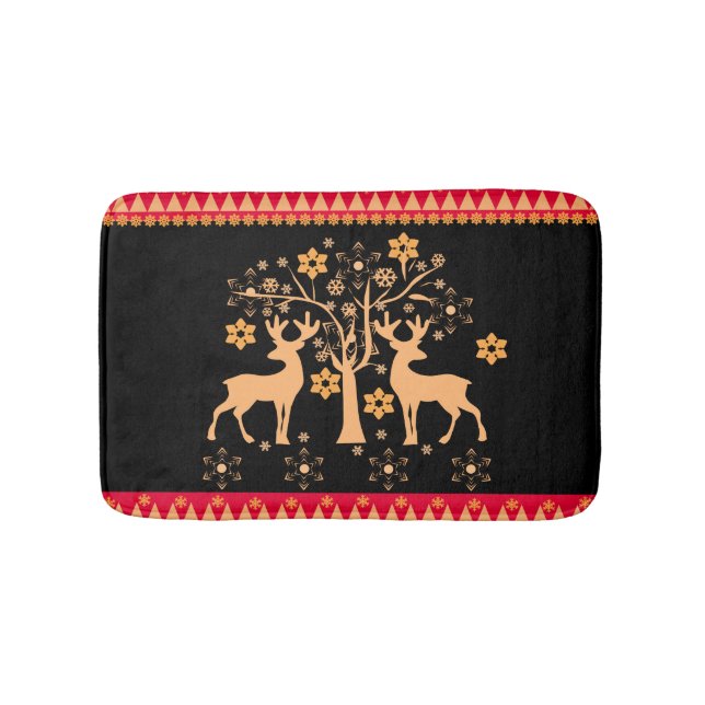 Christmas deer bath mat (Front)