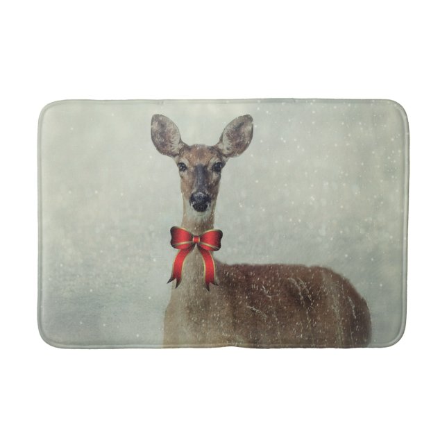 Christmas Deer Bath Mat (Front)