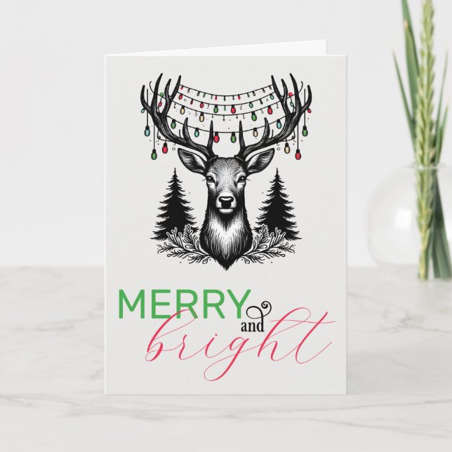 Christmas Deer Card (Front)