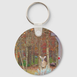 Christmas Deer Keychain