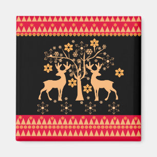 Christmas deer magnet