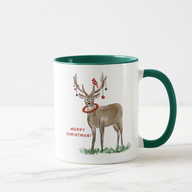 Christmas Deer Mug (Right)