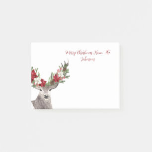 Christmas Deer Post-It Notes