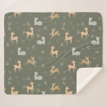Christmas Deer Seamless Pattern