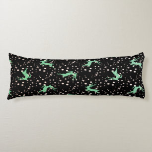 Christmas Deer Star Winter Pattern Body Pillow
