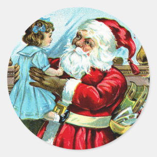 Christmas Delite Classic Round Sticker