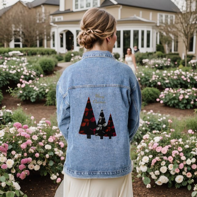 Christmas Denim Jacket (Wedding Back)
