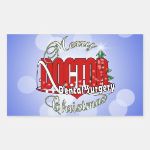 CHRISTMAS Dental Surgery Sticker