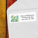 Christmas Desert Southwest Cactus Cacti Address<br><div class="desc">This design was created though digital art. It may be personalized in the area provide or customizing by choosing the click to customize further option and changing the name, initials or words. You may also change the text colour and style or delete the text for an image only design. Contact...</div>
