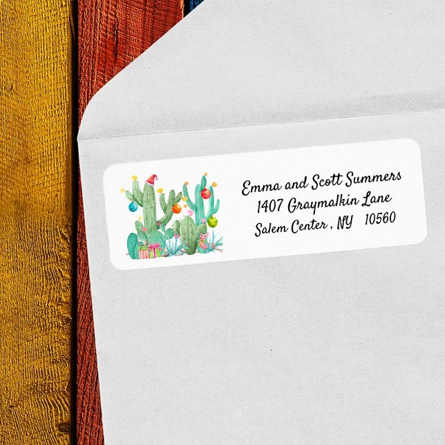 Christmas Desert Southwest Cactus Cacti Address (Creator Uploaded)
