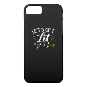 Christmas Design - Let's Get Lit Case-Mate iPhone Case