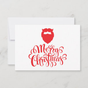 Christmas design Santa beard