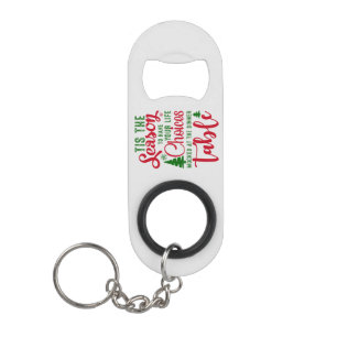 Christmas design season of choices keychain bottle opener