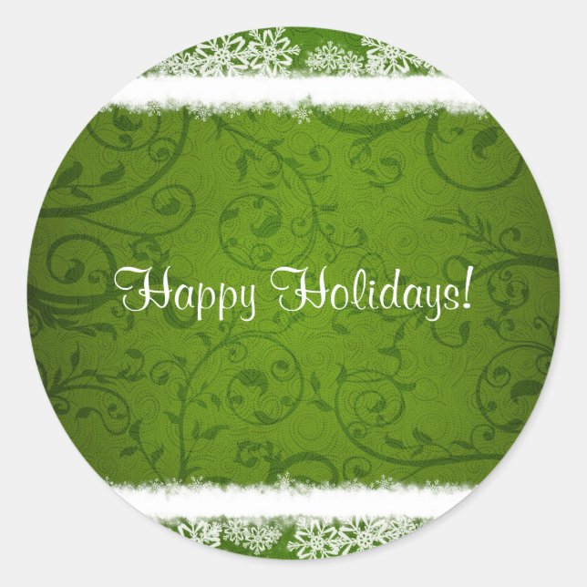 Christmas Design Sticker (Front)